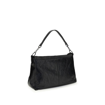 Bolso de Hombro Balenciaga Negro Cordero Ovis Aries Aries