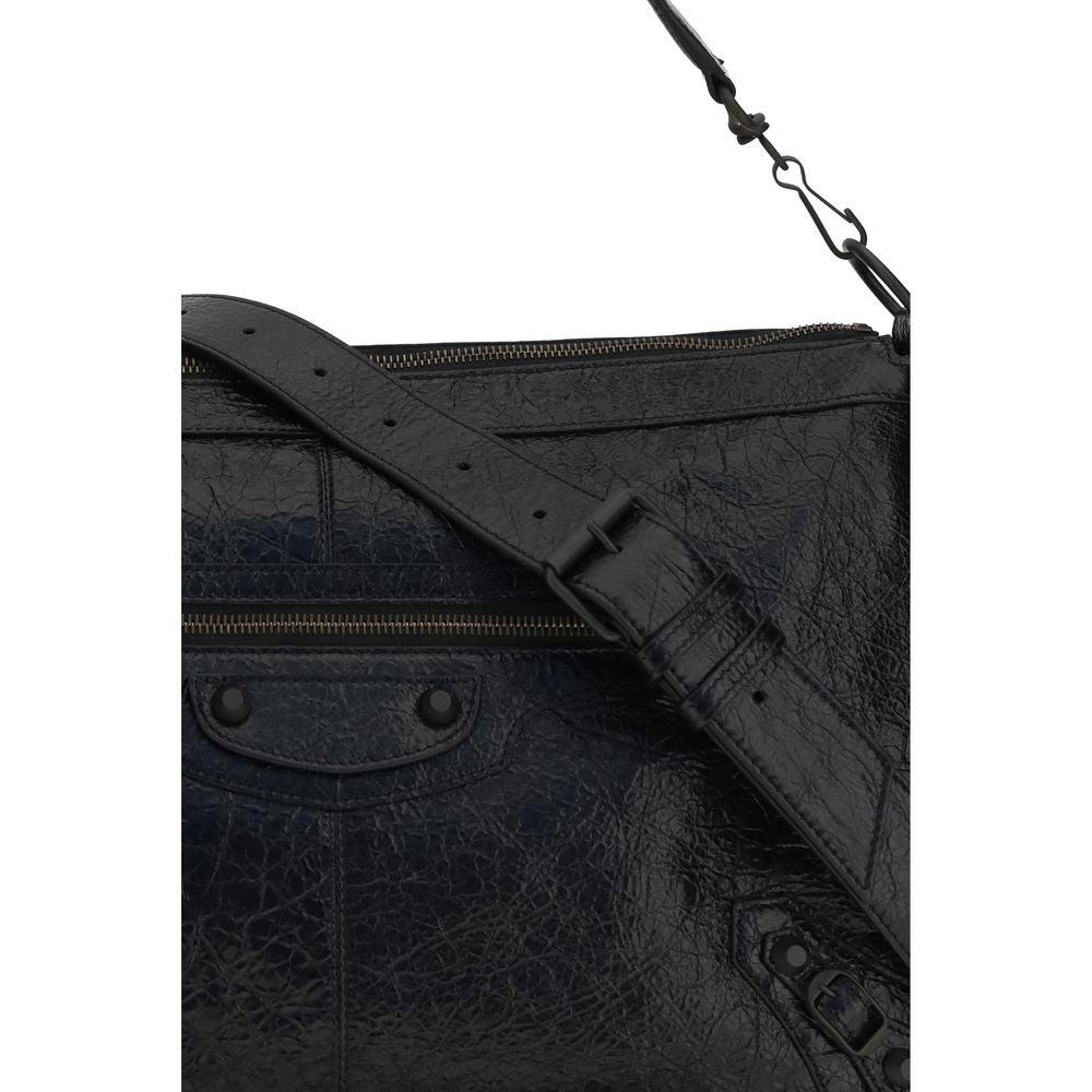 Bolso de Hombro Balenciaga Negro Cordero Ovis Aries Aries