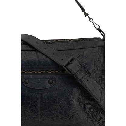 Bolso de Hombro Balenciaga Negro Cordero Ovis Aries Aries