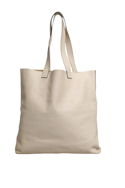 Sac cabas Gucci avec bande Web blanche et imprimé logo Sherry