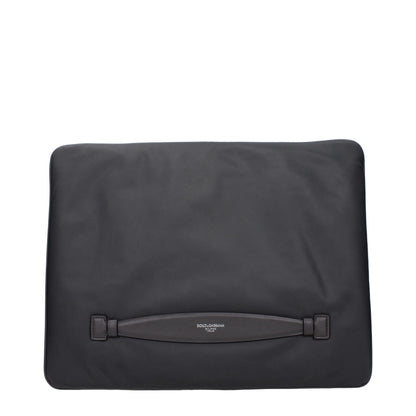 Pochette Dolce & Gabbana en tissu gris