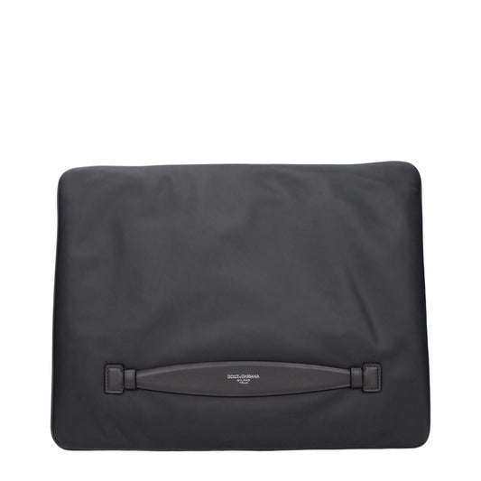 Bolso de mano Dolce & Gabbana de tela gris