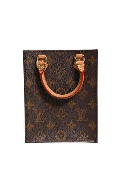 Louis Vuitton Sac Petit Sac Plat en toile Monogram