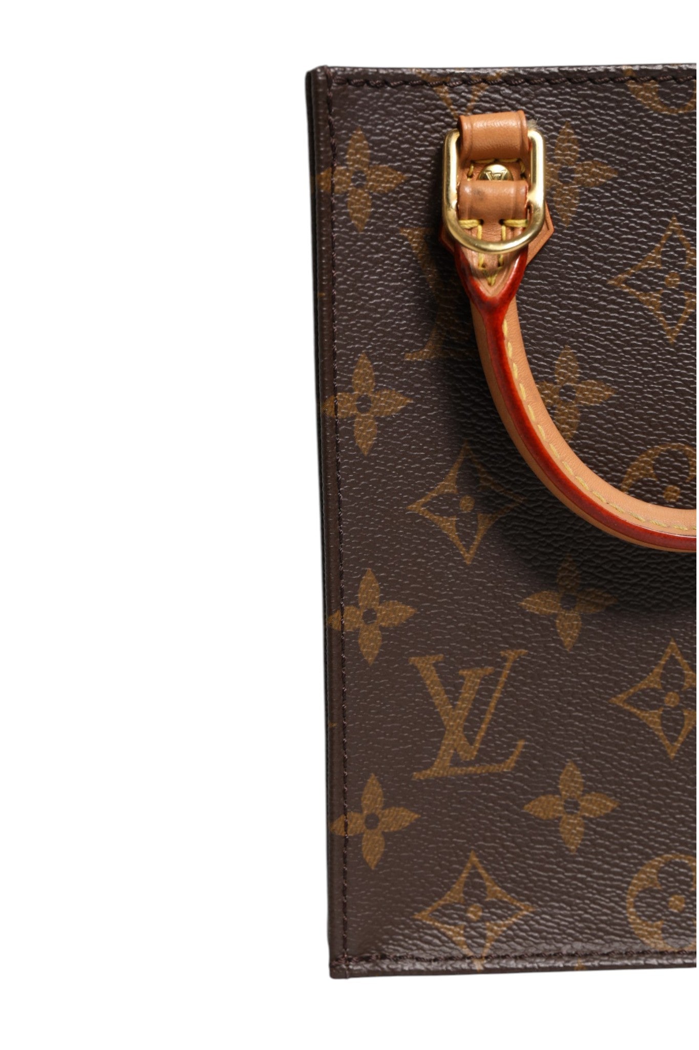 Louis Vuitton Sac Petit Sac Plat en toile Monogram