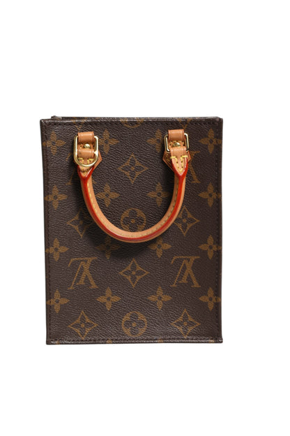 Louis Vuitton Sac Petit Sac Plat en toile Monogram