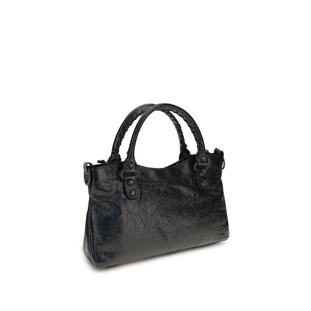 Bolso de Hombro Balenciaga Negro Cordero Ovis Aries Aries