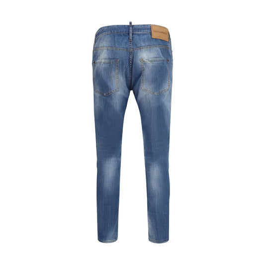 Pantalones vaqueros Dsquared² de algodón azul