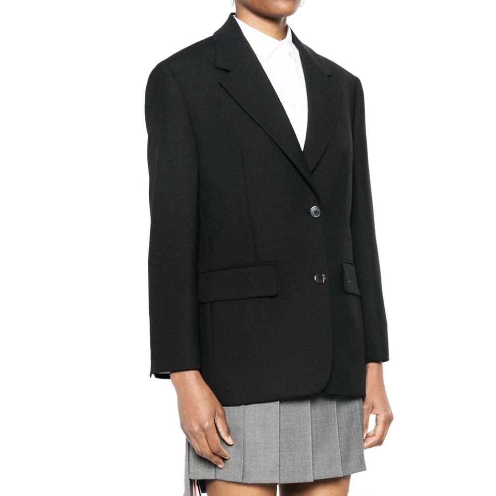 Blazer Prada de lana virgen negra