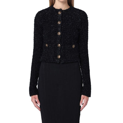 Cárdigan de algodón negro Balenciaga