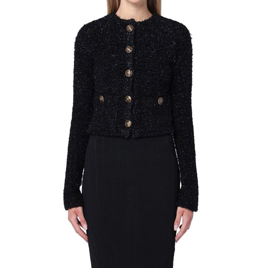 Cárdigan de algodón negro Balenciaga