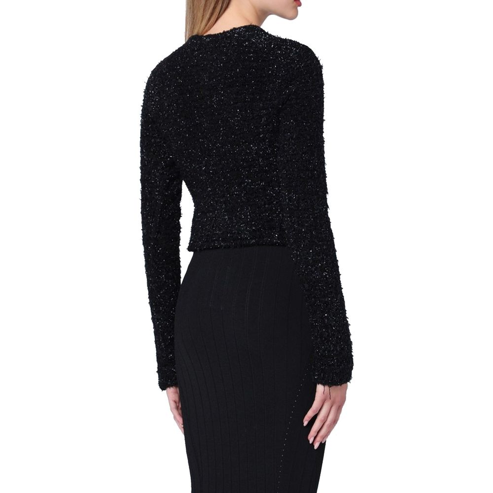 Cárdigan de algodón negro Balenciaga