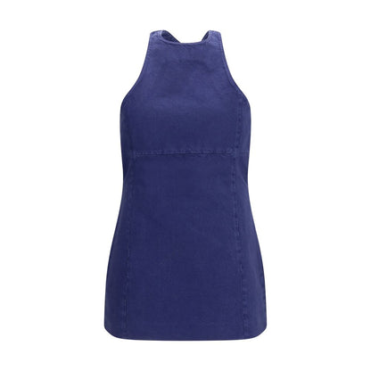 Robe décontractée Miu Miu collection PE26 en coton bleu