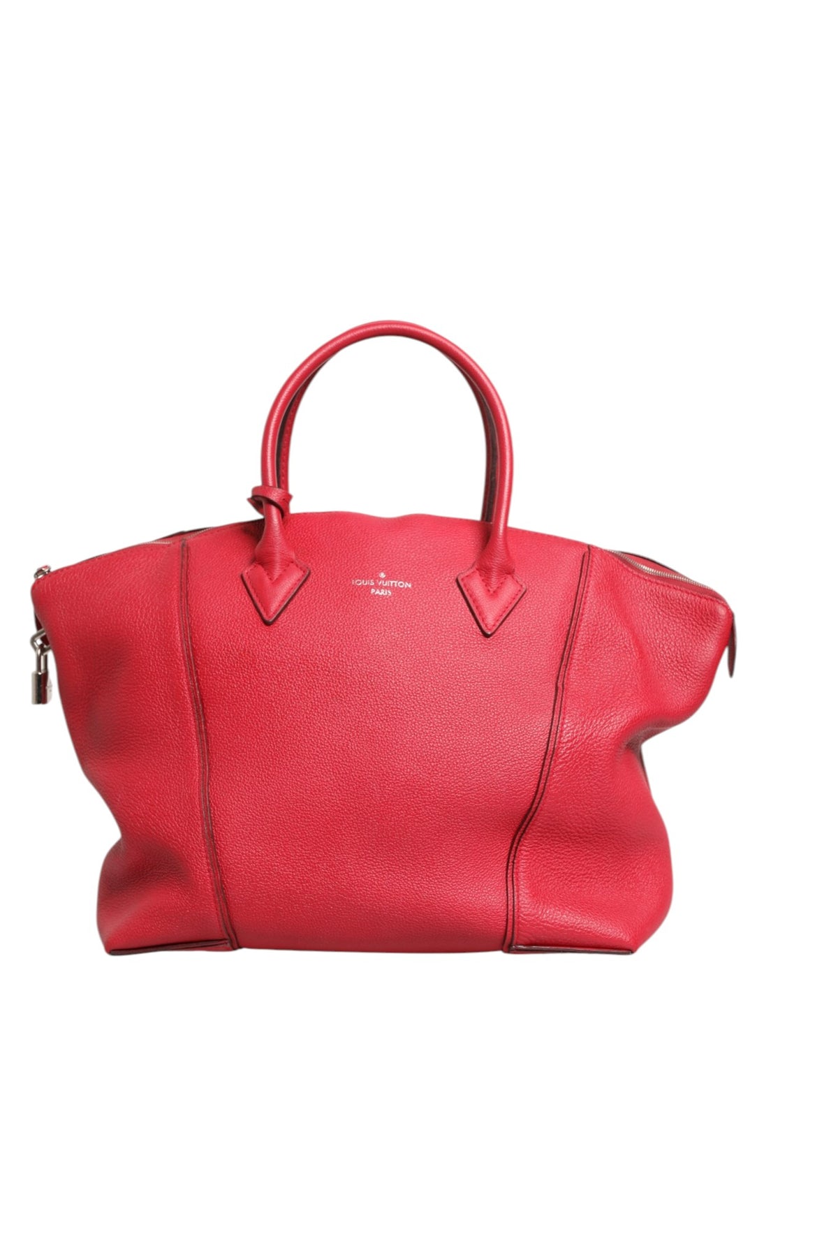 Louis Vuitton Bolso Bandolera Cuero Taurillon Griottes Soft Lockit MM