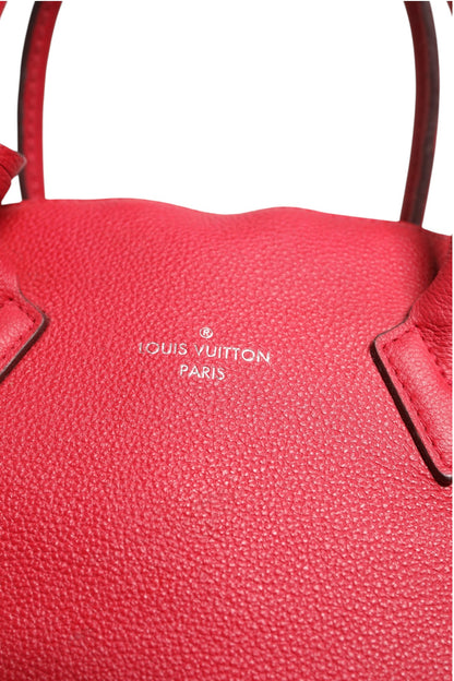 Louis Vuitton Bolso Bandolera Cuero Taurillon Griottes Soft Lockit MM