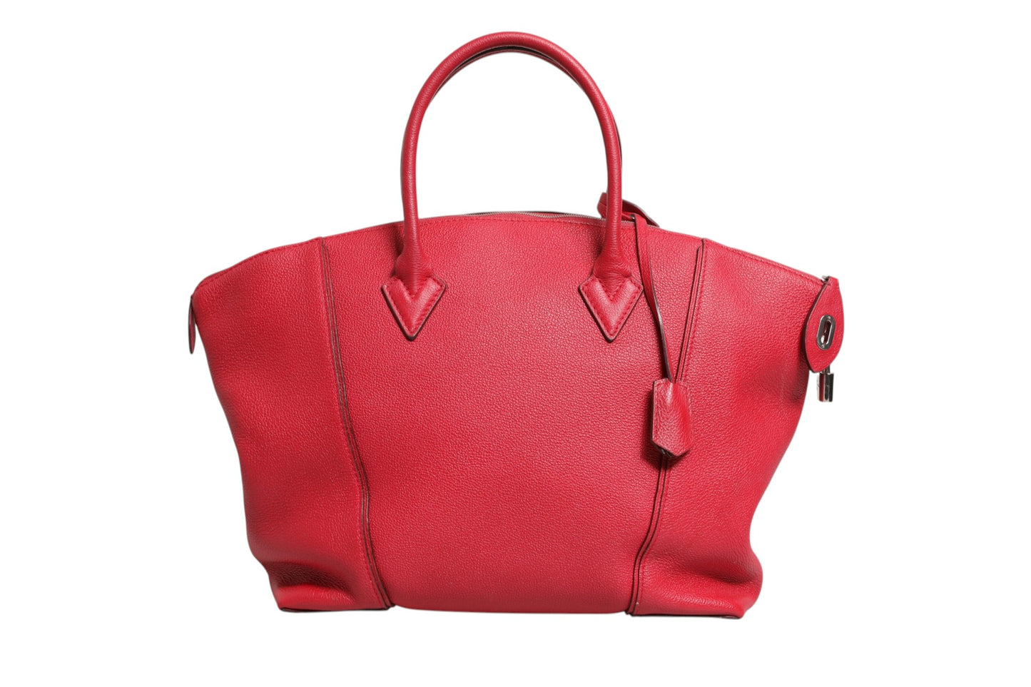 Louis Vuitton Bolso Bandolera Cuero Taurillon Griottes Soft Lockit MM