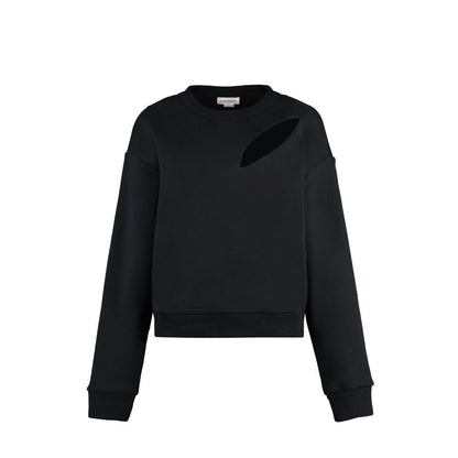 Sudadera Alexander McQueen de algodón negro