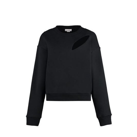 Sudadera Alexander McQueen de algodón negro