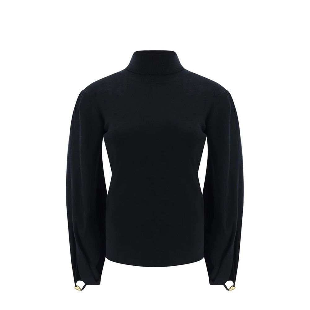Chloé Black Polyamide Sweatshirt Contemporary Style