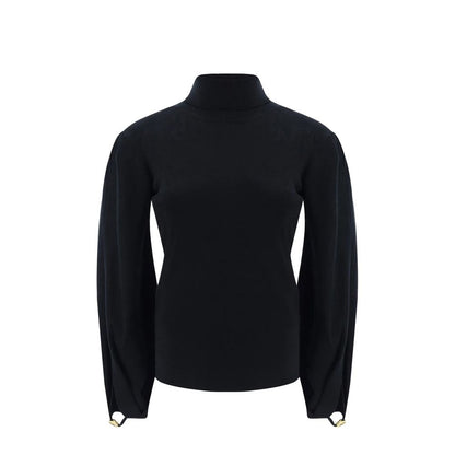 Chloé Black Polyamide Sweatshirt Contemporary Style