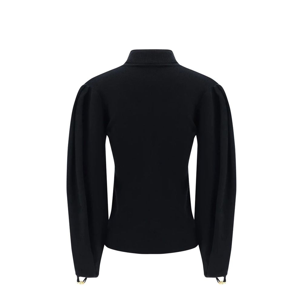 Chloé Black Polyamide Sweatshirt Contemporary Style