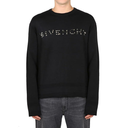 Sudadera Givenchya Algodon Negro Con Corte Relajado