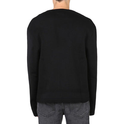Sudadera Givenchya Algodon Negro Con Corte Relajado