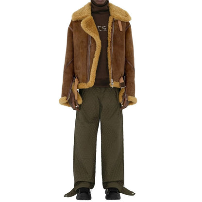 Burberry Pantalones Casuales Bicolores De Poliamida