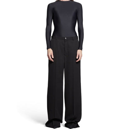 Balenciaga Black Wool Flare Cut Trousers