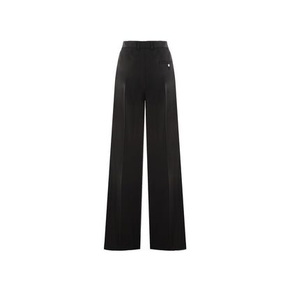 Balenciaga Black Wool Flare Cut Trousers