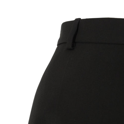 Balenciaga Black Wool Flare Cut Trousers