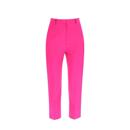 Alexander McQueen Pantalones Casuales De Lana Multicolor