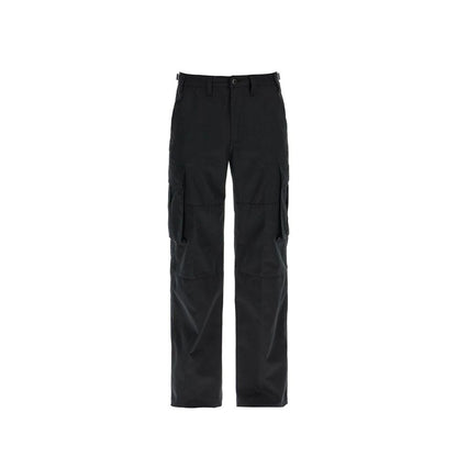 Celine Pantalones Cargo De Algodón Negro Para Hombre