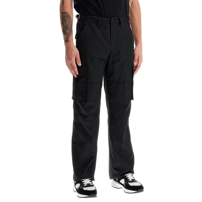 Celine Pantalones Cargo De Algodón Negro Para Hombre