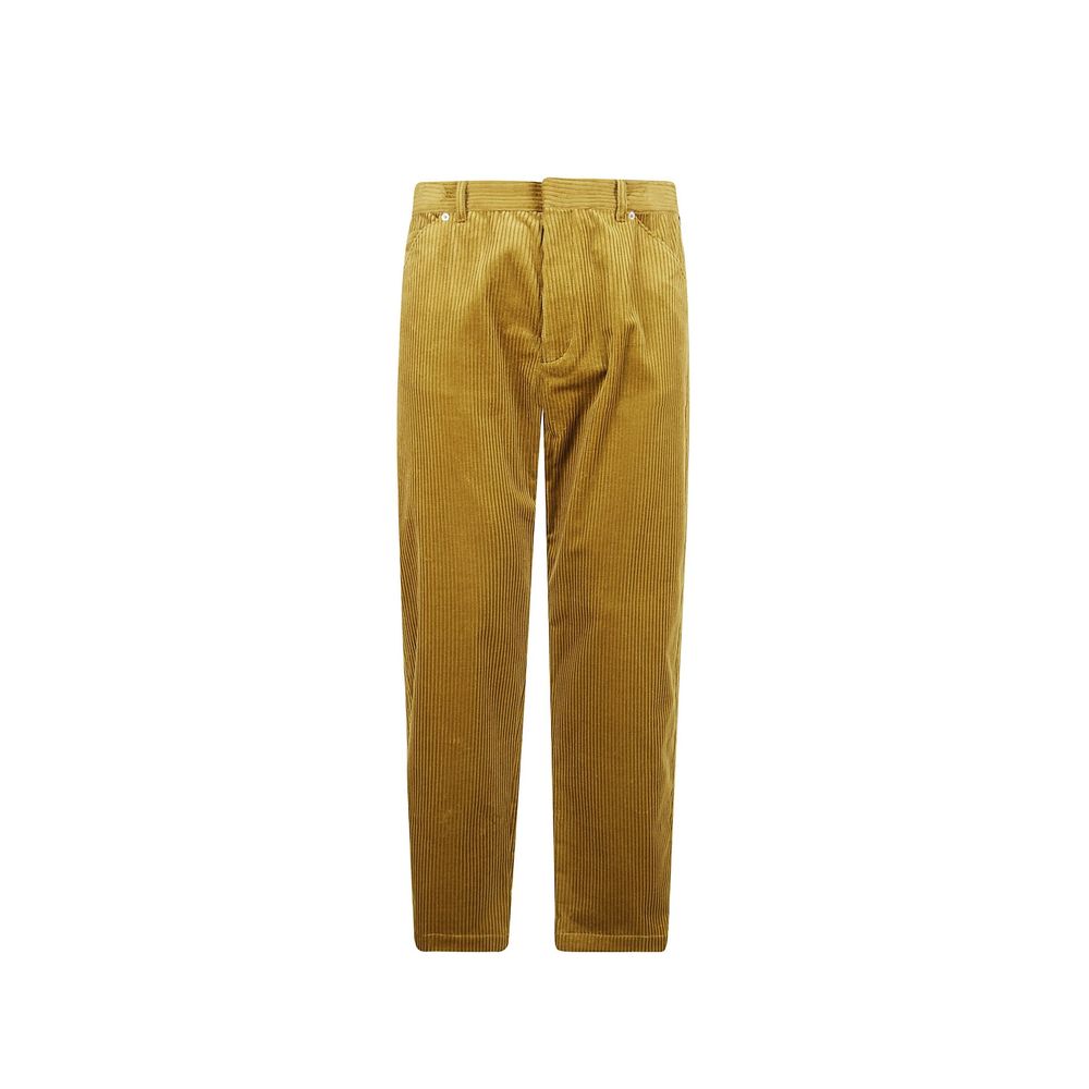 Pantalones Casuales De Algodón Bicolor Marca Prada