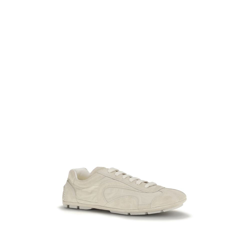 Zapatillas Prada De Piel De Becerro Beige Bos Taurus