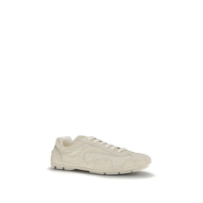 Zapatillas Prada De Piel De Becerro Beige Bos Taurus