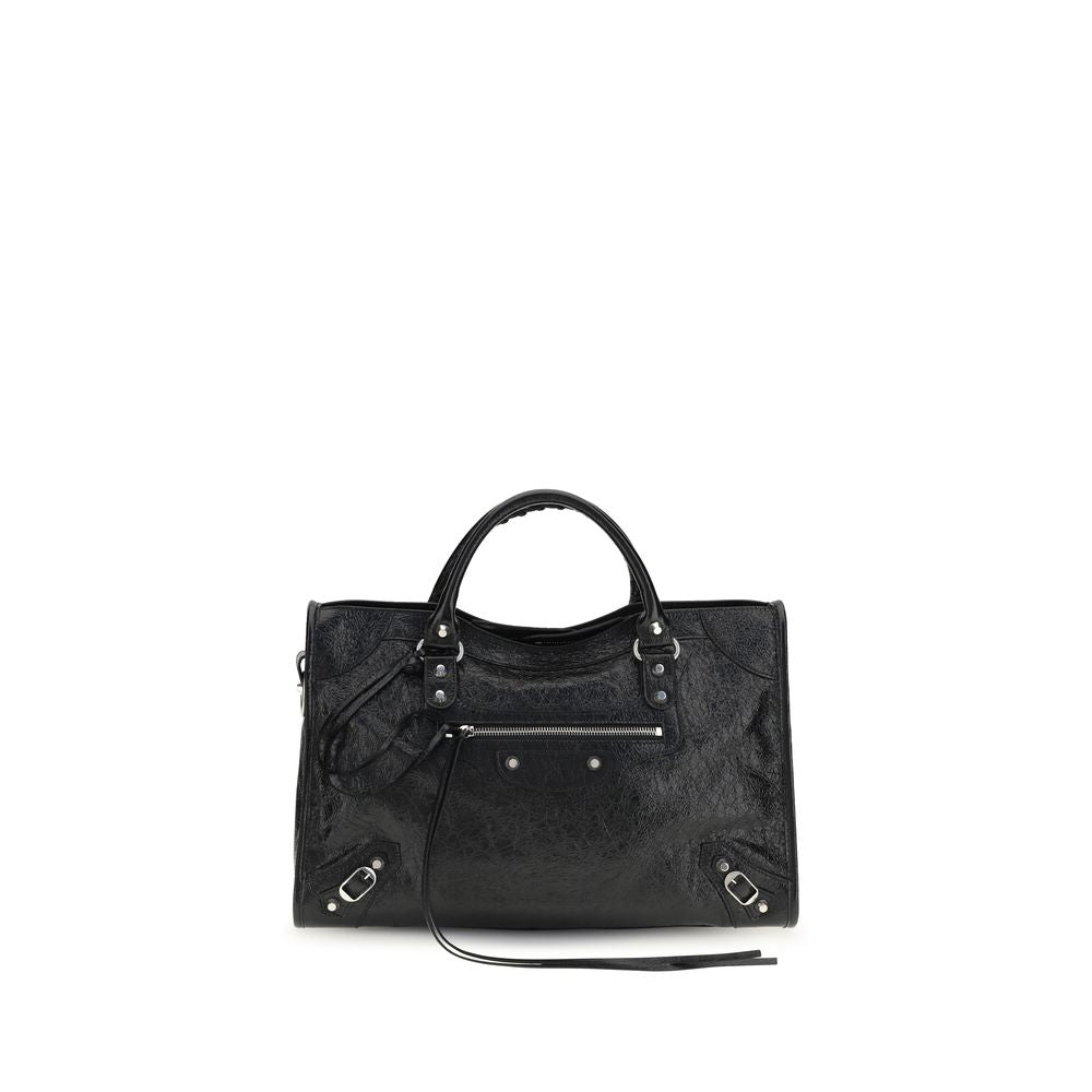 Bolso Balenciaga negro de piel de cordero Ovis Aries Aries