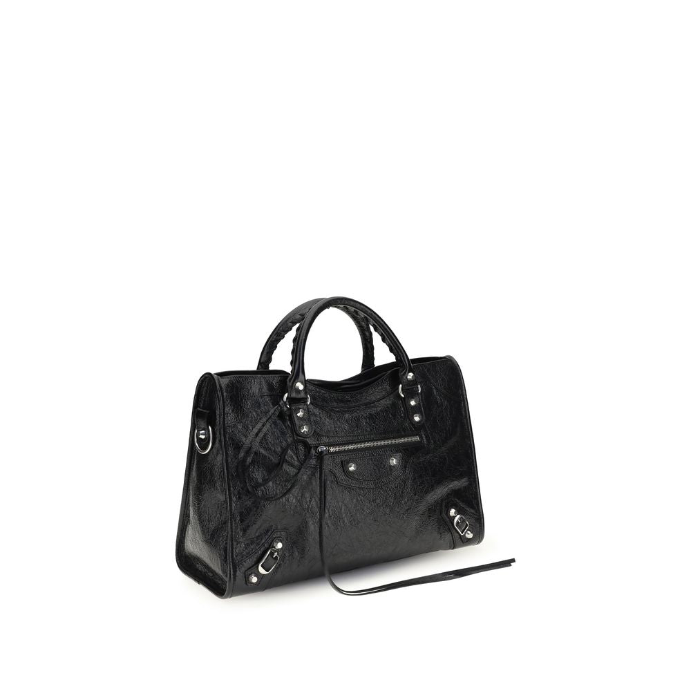 Bolso Balenciaga negro de piel de cordero Ovis Aries Aries