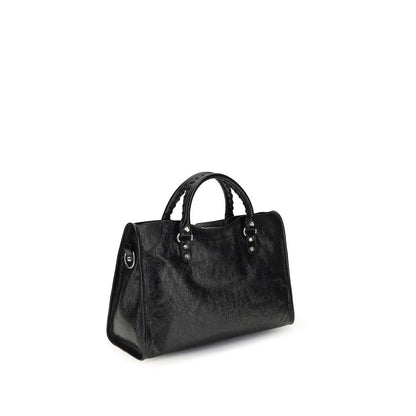 Bolso Balenciaga negro de piel de cordero Ovis Aries Aries