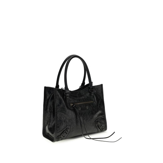 Bolso Balenciaga negro de piel de cordero Ovis Aries Aries
