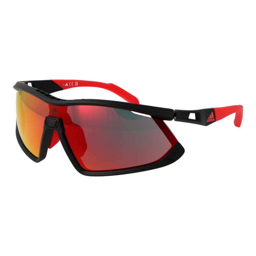 Lunettes de soleil Adidas en plastique noir