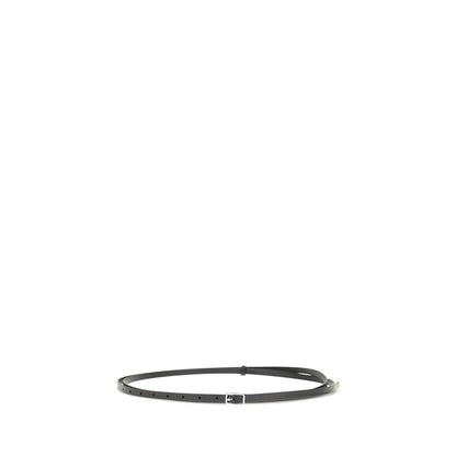 Cinturón Givenchy de piel de becerro negra Bos Taurus