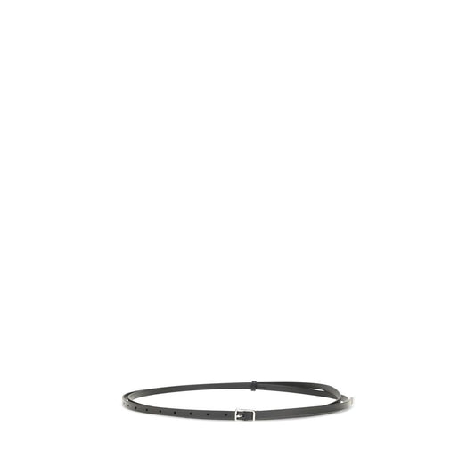 Cinturón Givenchy de piel de becerro negra Bos Taurus