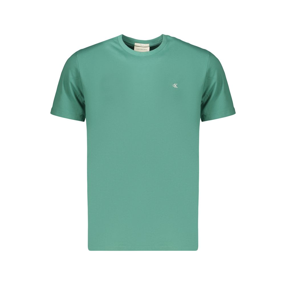 Camiseta Calvin Klein de algodón verde para hombre