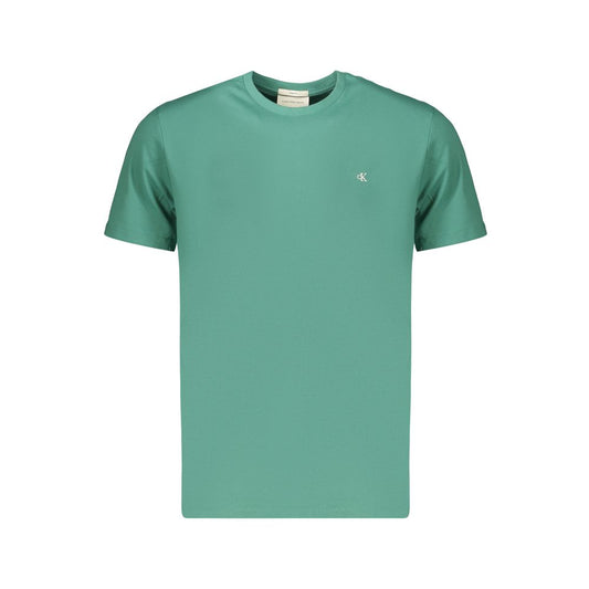 Camiseta Calvin Klein de algodón verde para hombre
