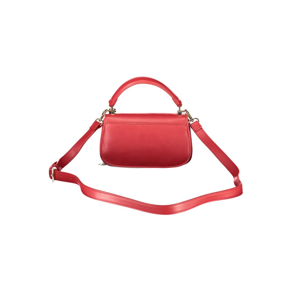Sac femme en polyuréthane rouge Mario Valentino