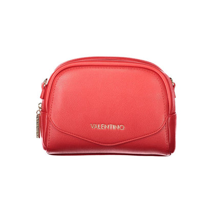 Bolso de mujer de poliuretano rojo Mario Valentino con correa de hombro ajustable