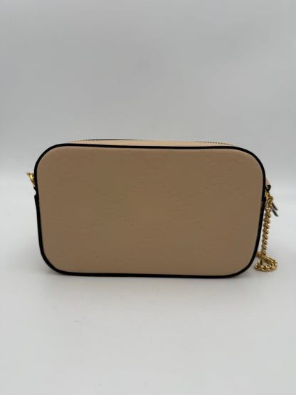 Gucci Jumbo GG Beige Shoulder Bag with Front Pocket