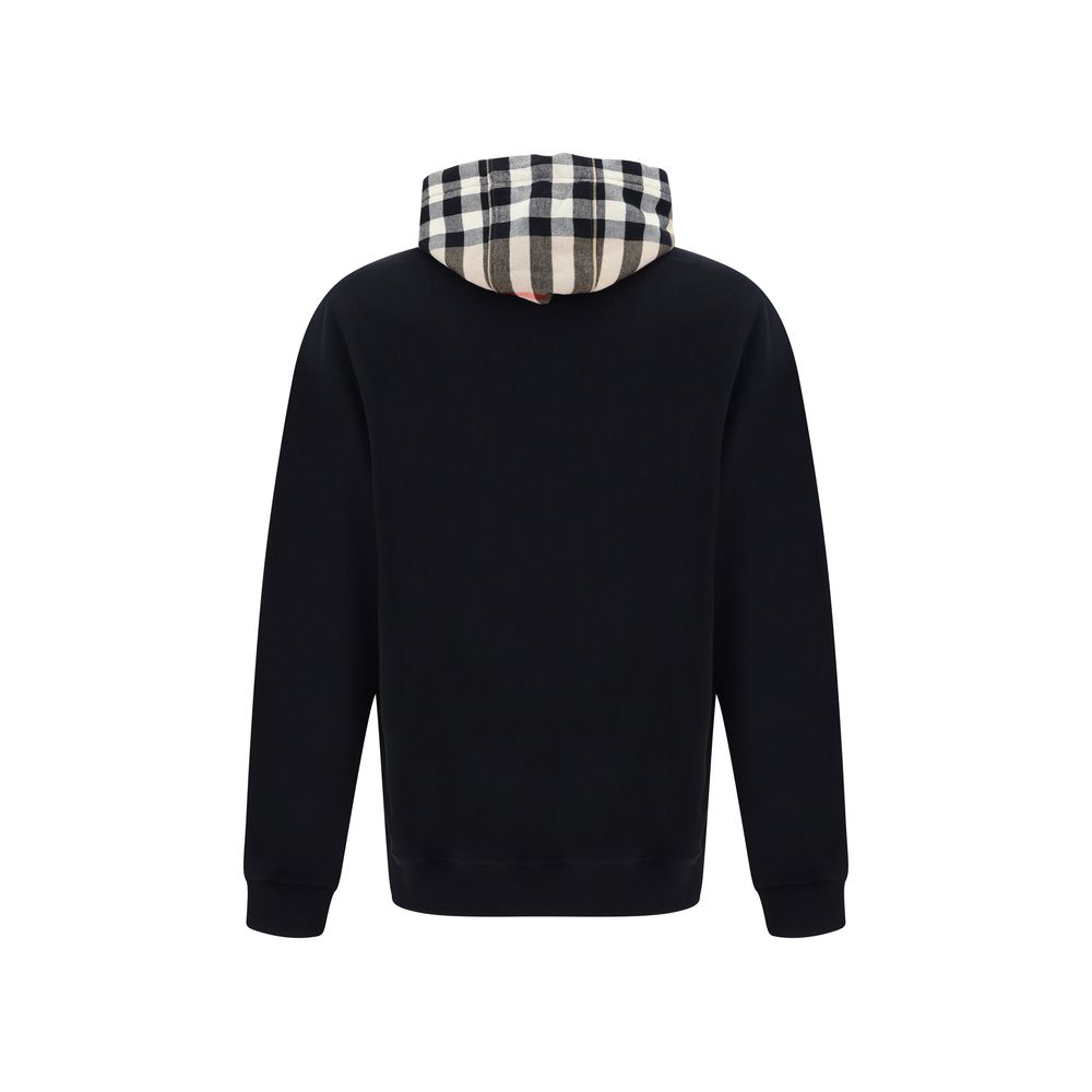 Sudadera Burberry de Algodón Negro con Acabado Suave y Duradero