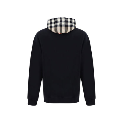 Sudadera Burberry de Algodón Negro con Acabado Suave y Duradero